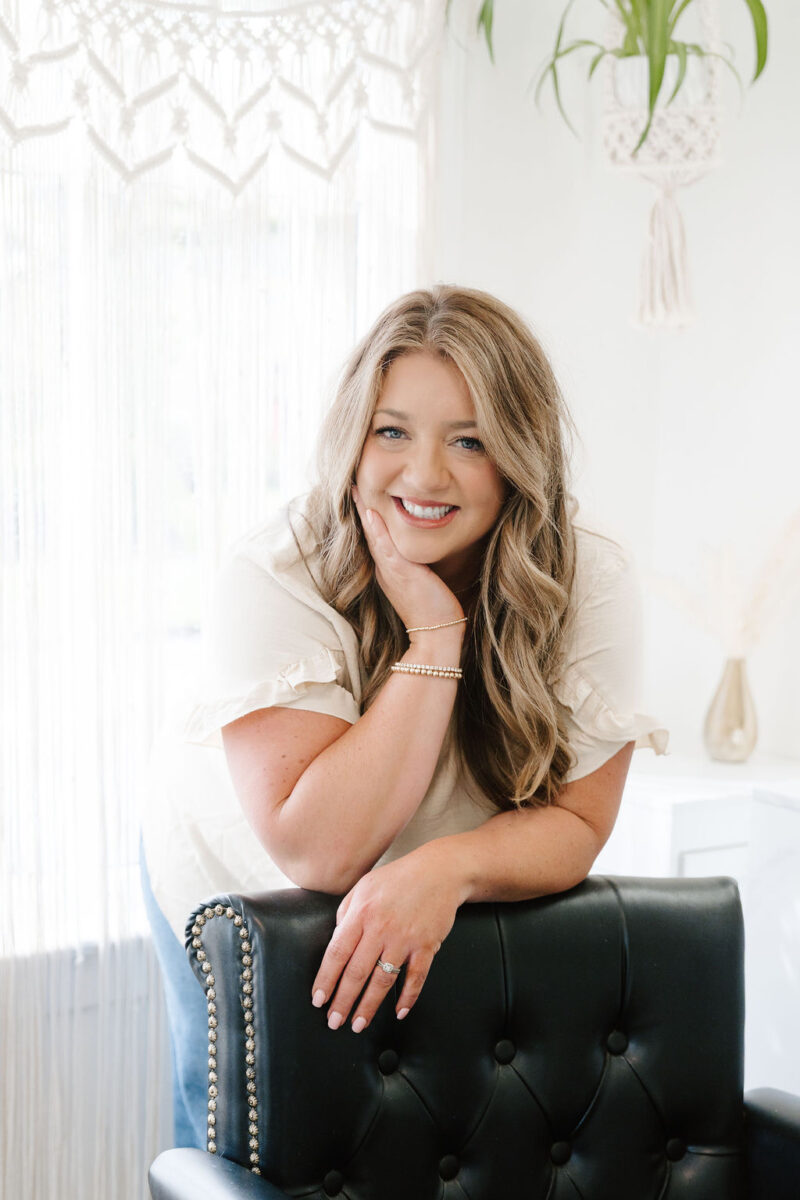 Brittney H, hair stylist and extensionist at Studio M Beauty Co.